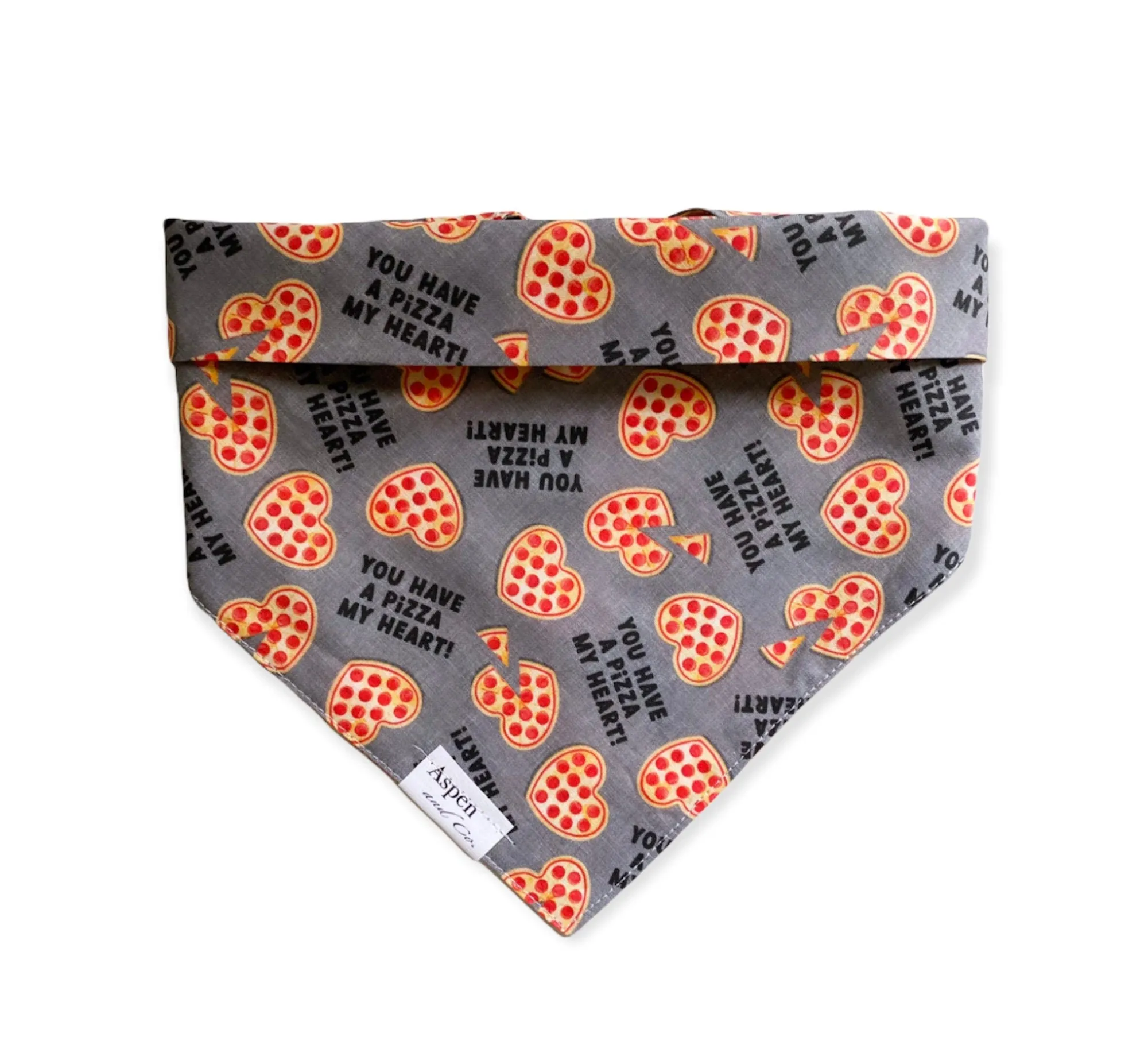 Pizza My Heart Dog Bandana