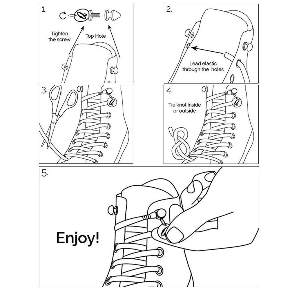 Quick Shoelace, One Pair