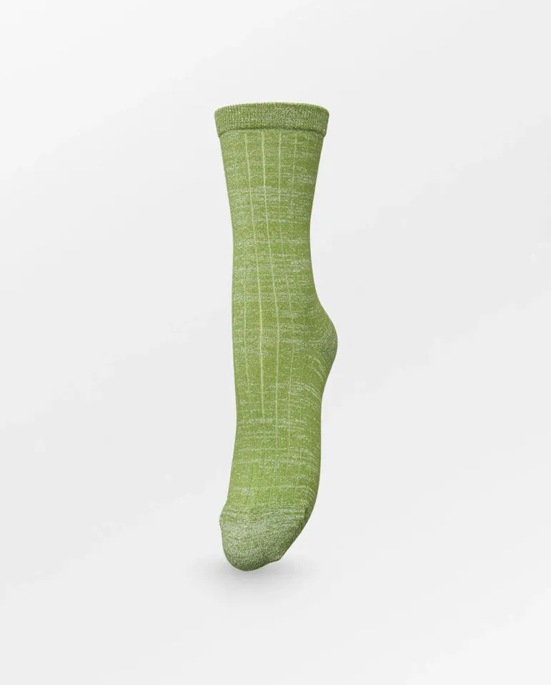 Rib glitter Sock GREEN