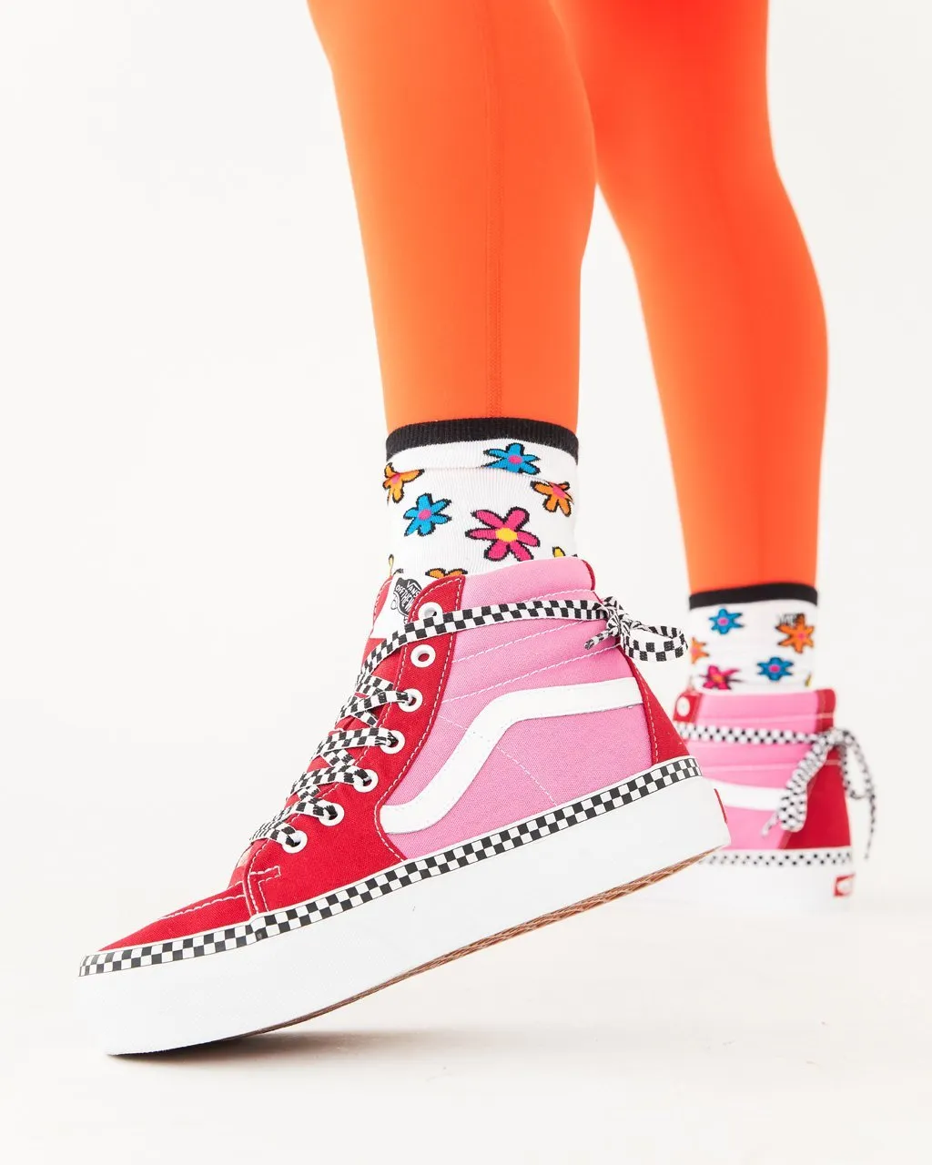 Sk8-Hi Platform 2.0 Shoes - Chili Pepper/Fuchsia Pink