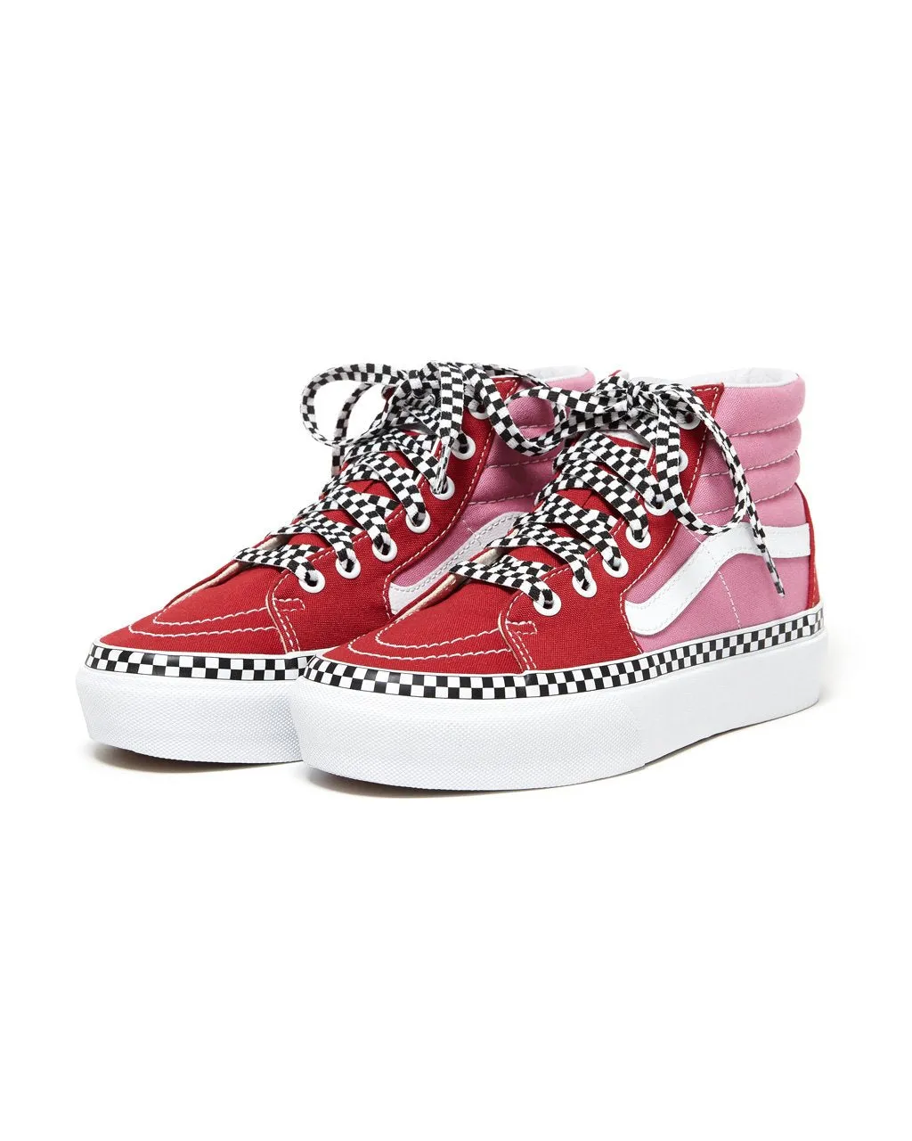 Sk8-Hi Platform 2.0 Shoes - Chili Pepper/Fuchsia Pink