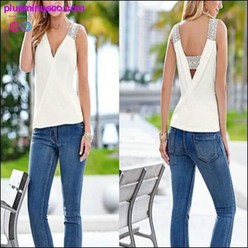 Summer Tank Tops Blouse Sleeveless Summer Top Casual Fashion