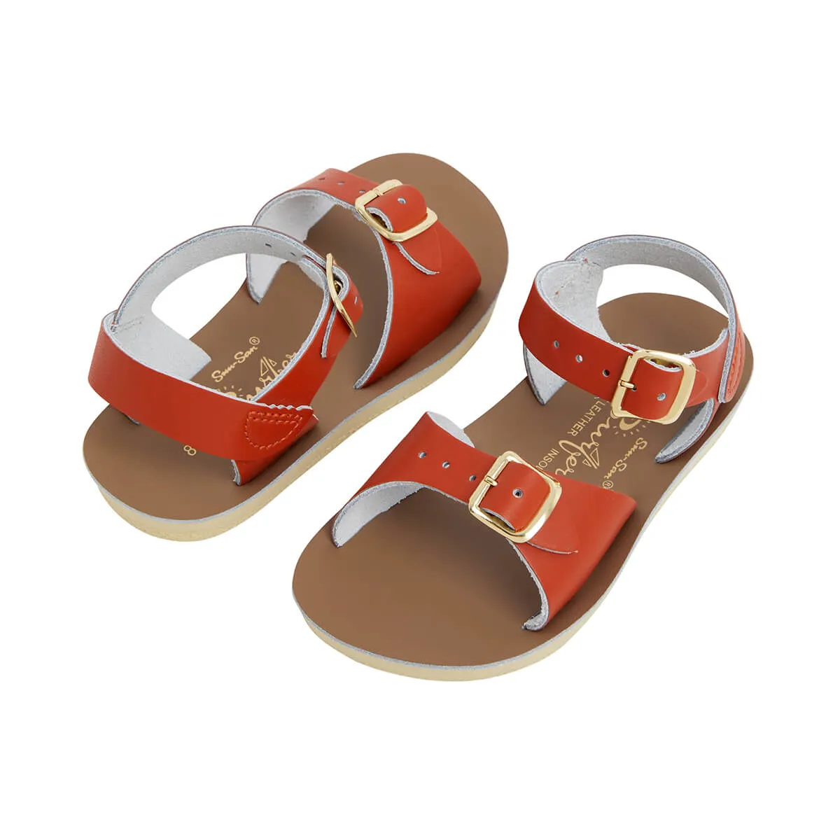 Surfer Sandals in Paprika by Salt-Water