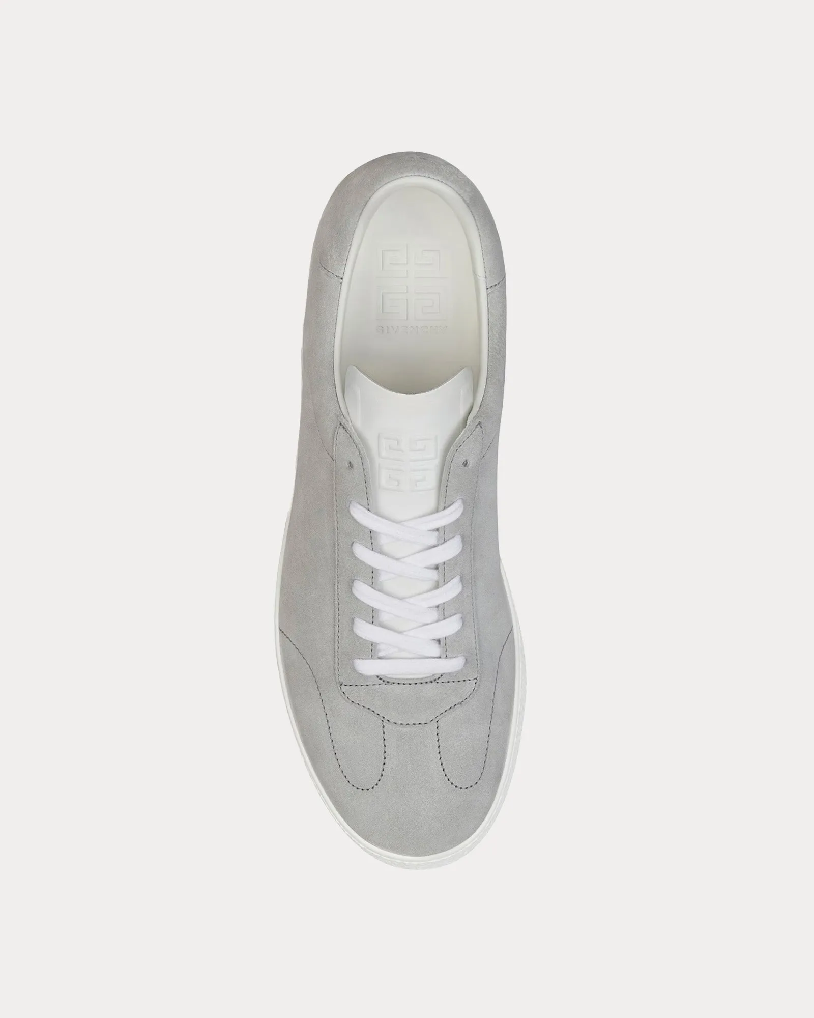 Town Suede Light Grey Low Top Sneakers