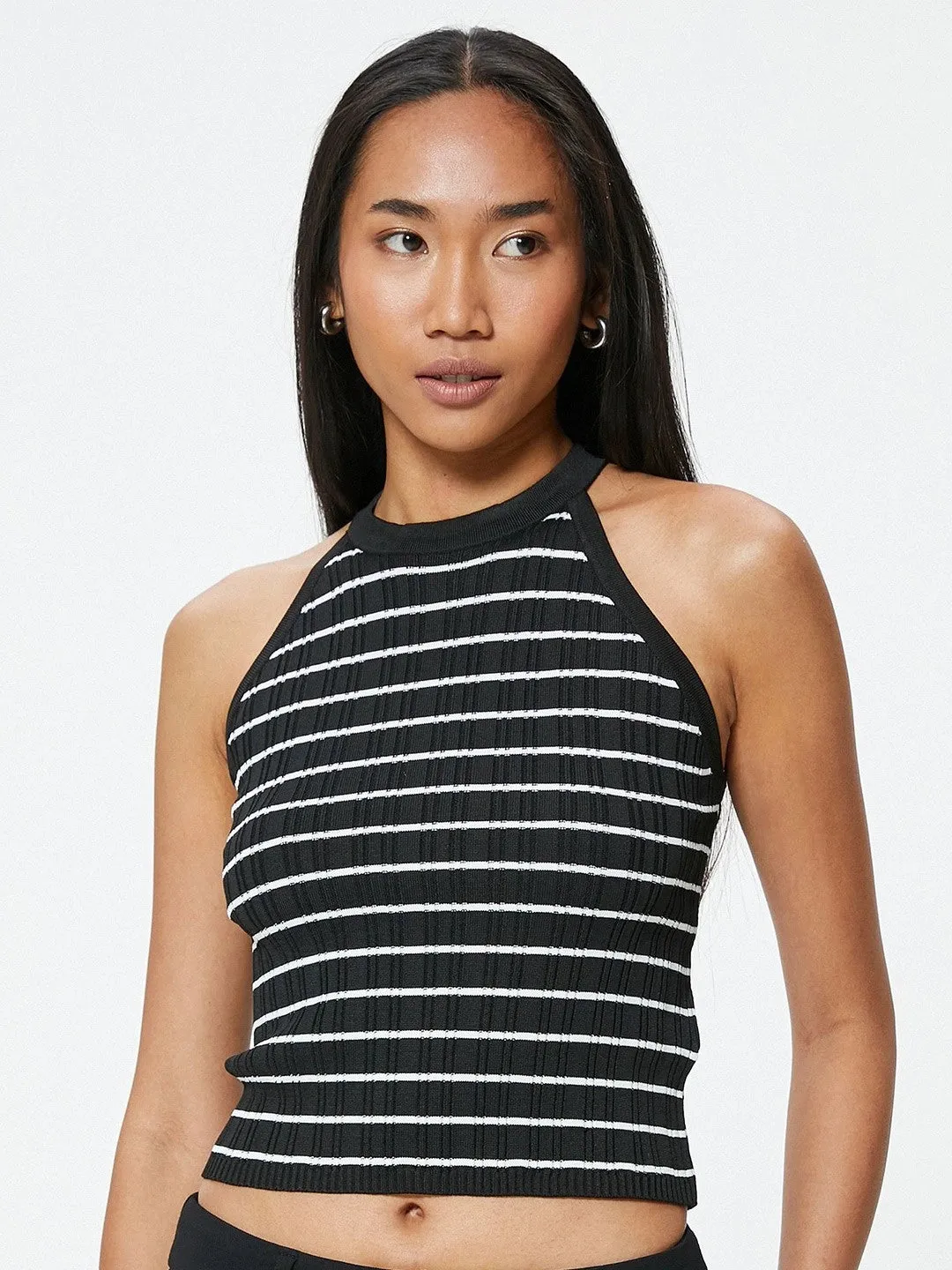 Urban Stripes High-Neck Tank