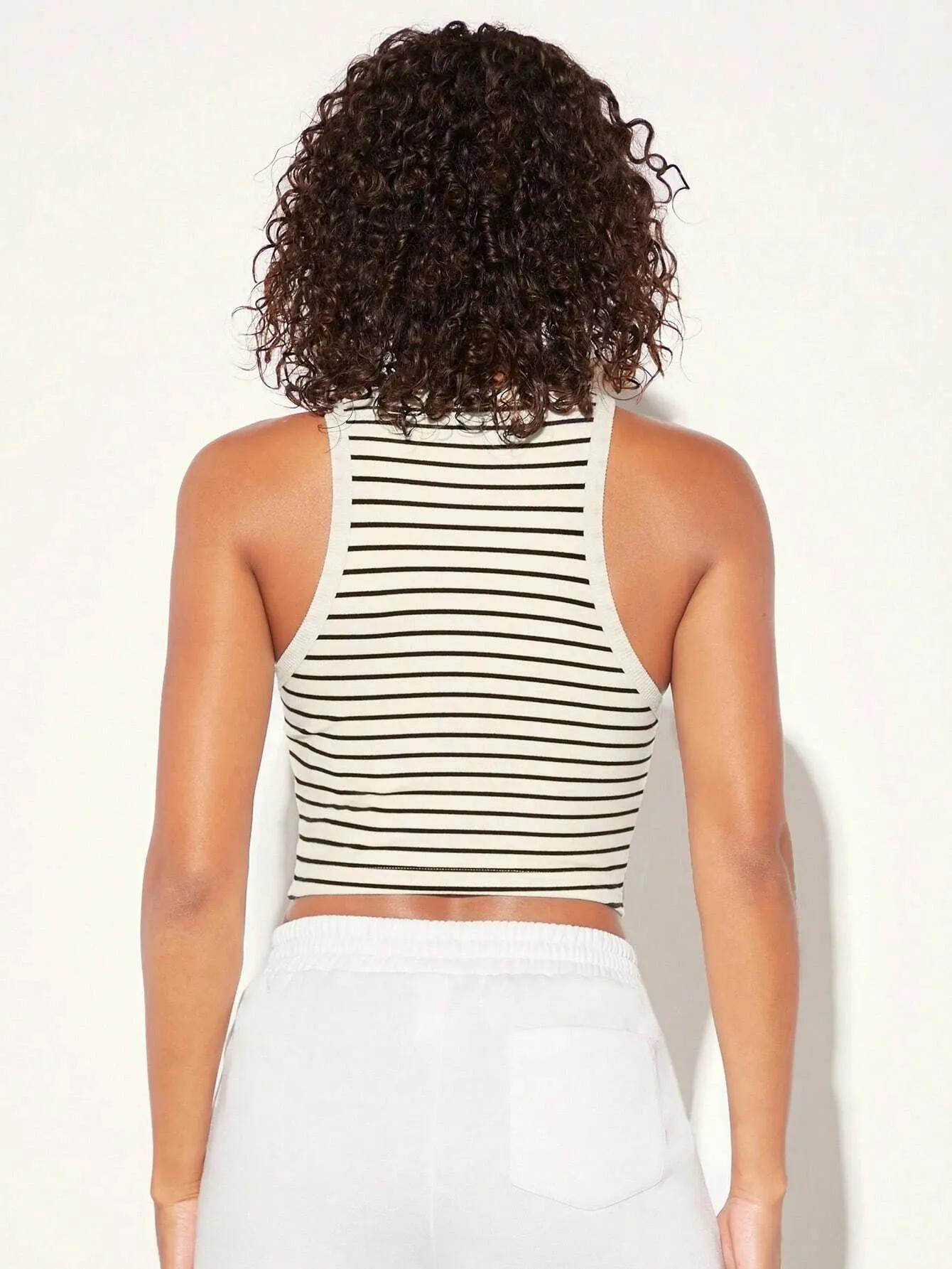 Urban Stripes High-Neck Tank