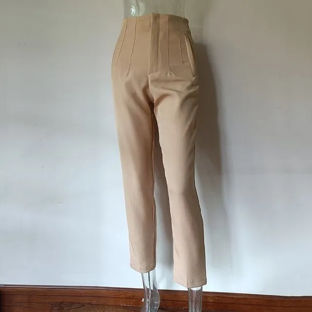 Women's Casual Fashion Straight Leg Pants