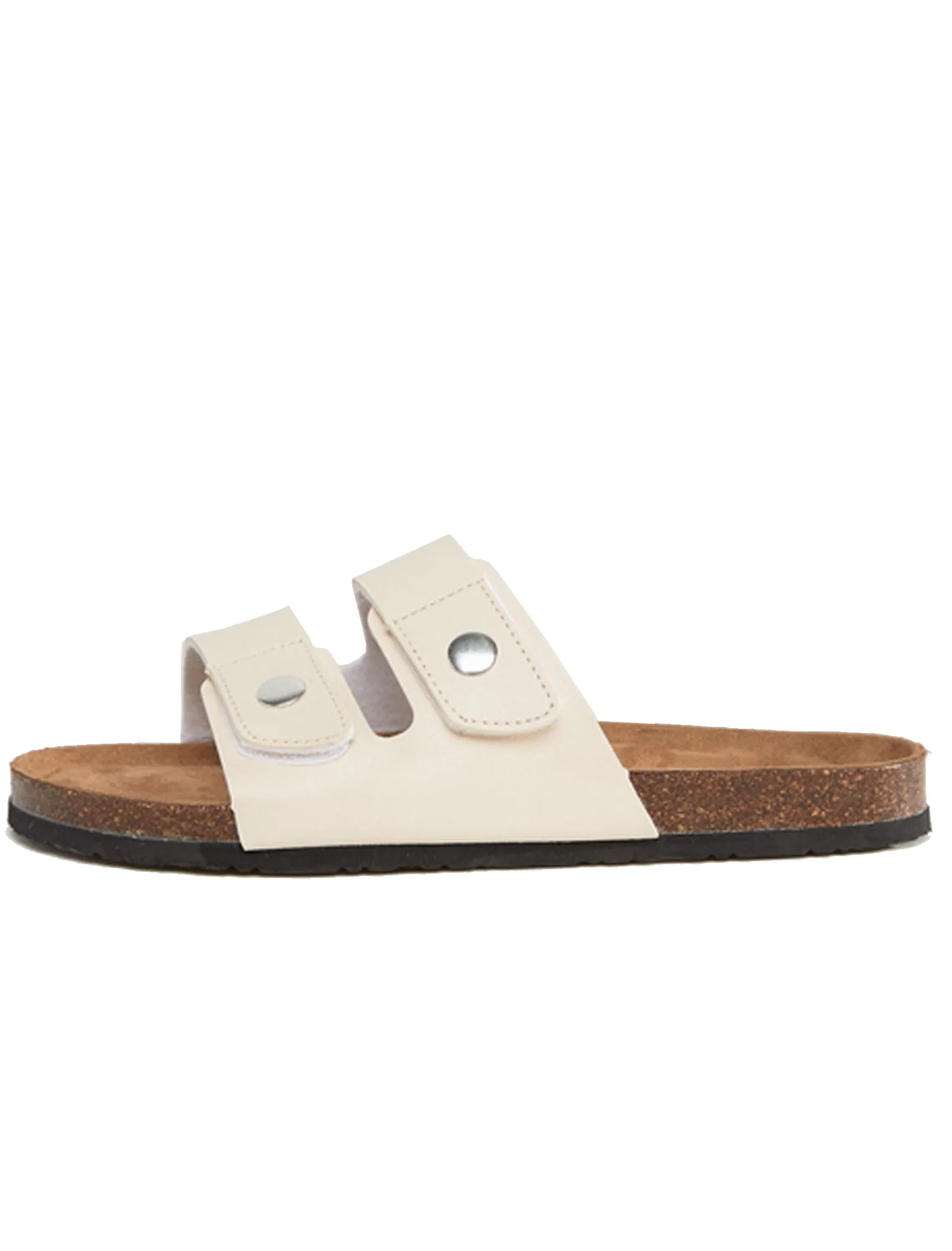 Woods Double Strap Sandals in White