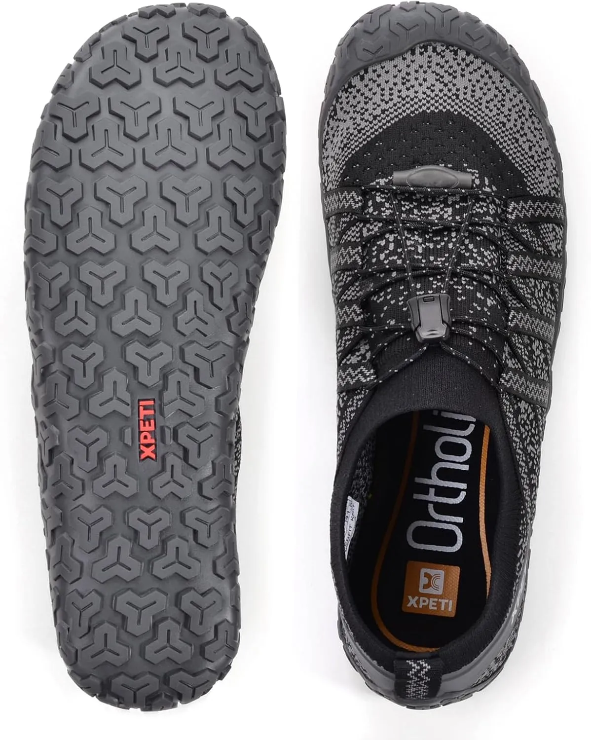 XPETI Mens HYPERFIT Knit Barefoot Shoes