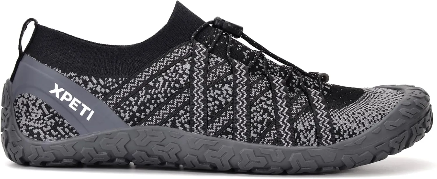 XPETI Mens HYPERFIT Knit Barefoot Shoes
