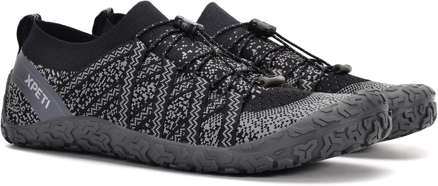XPETI Mens HYPERFIT Knit Barefoot Shoes